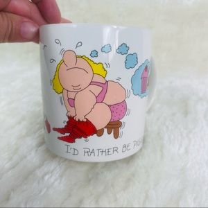“I’d Rather be Pigging Out” Funny Mug
